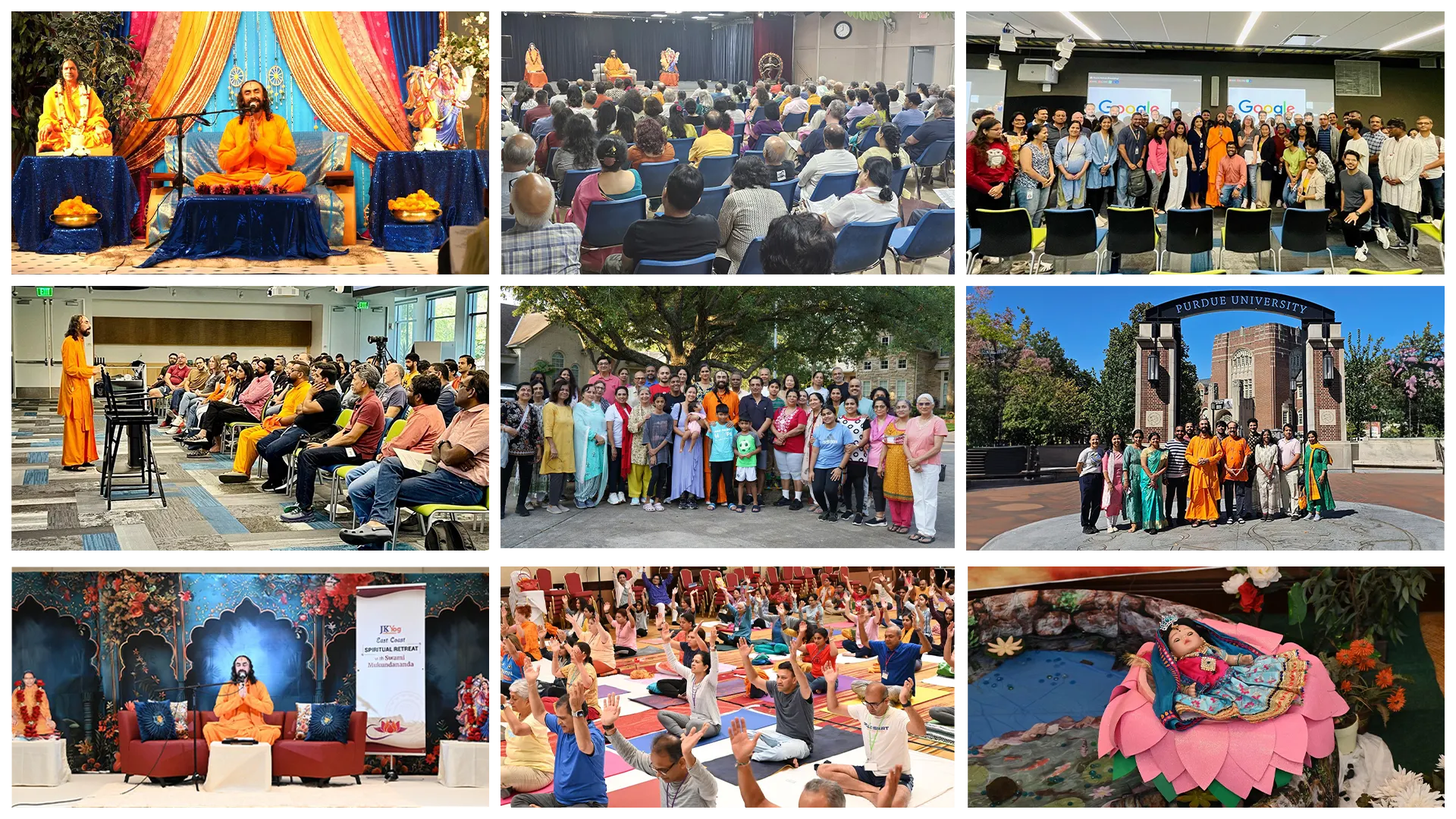 Dallas, Houston, Bay Area, Chicago, Denver- Swami Mukundananda's Transformative Programs in the USA [ August & September 2024]