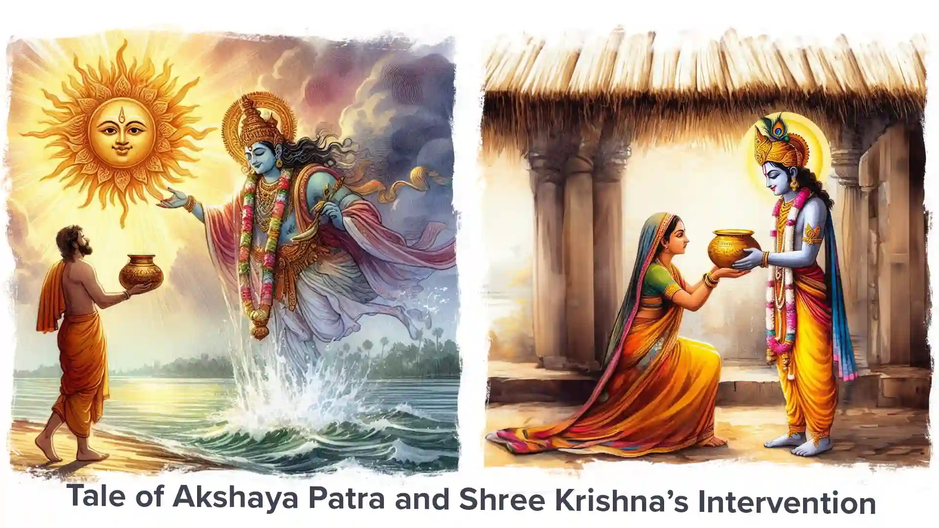 Tale of Akshaya Patra and How Shree Krishna Rescued Pandavas from the Wrath of Durvasa