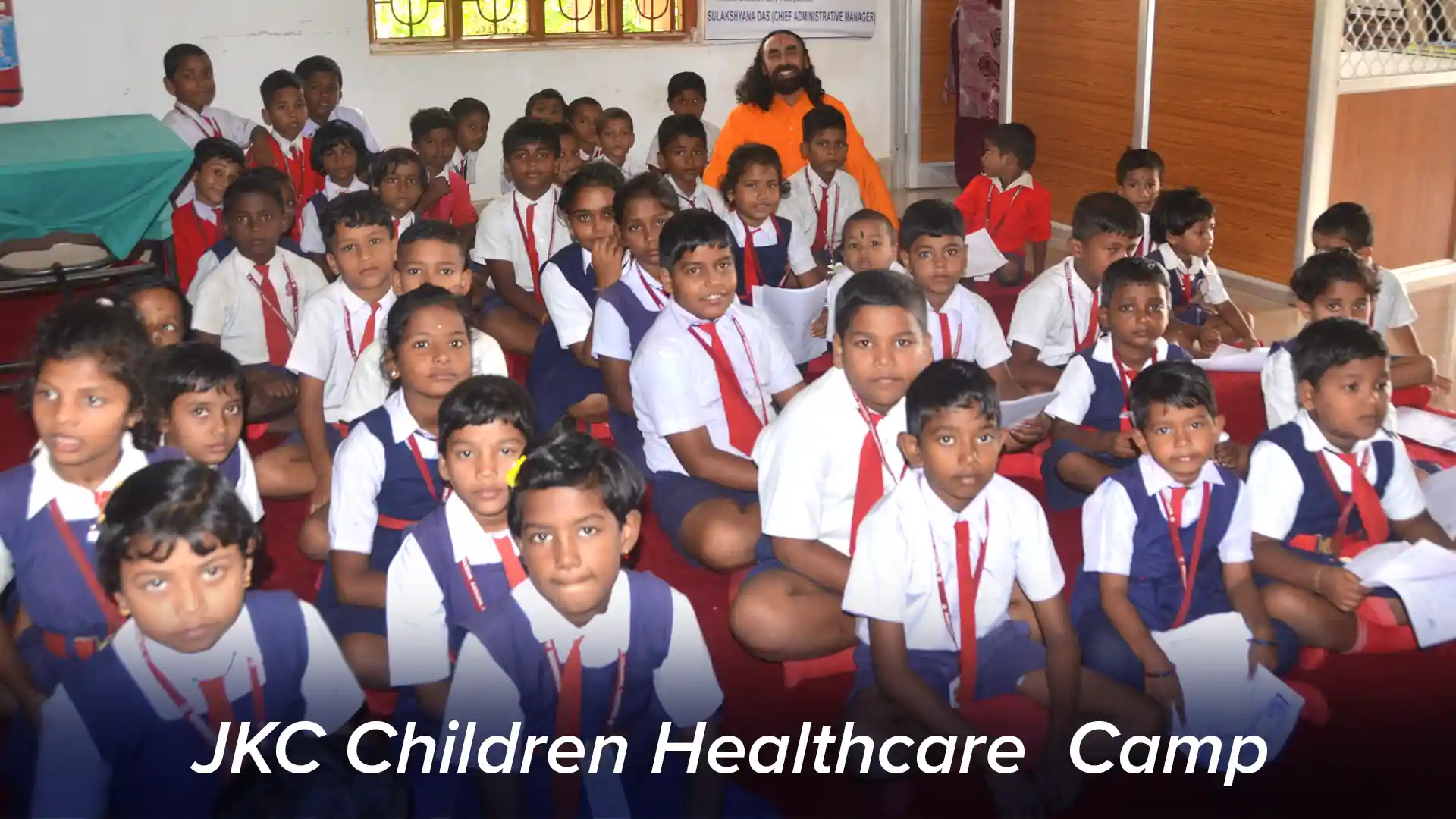 Jagadguru Kripalu Chikitsalaya Organizes Children's Healthcare Camp