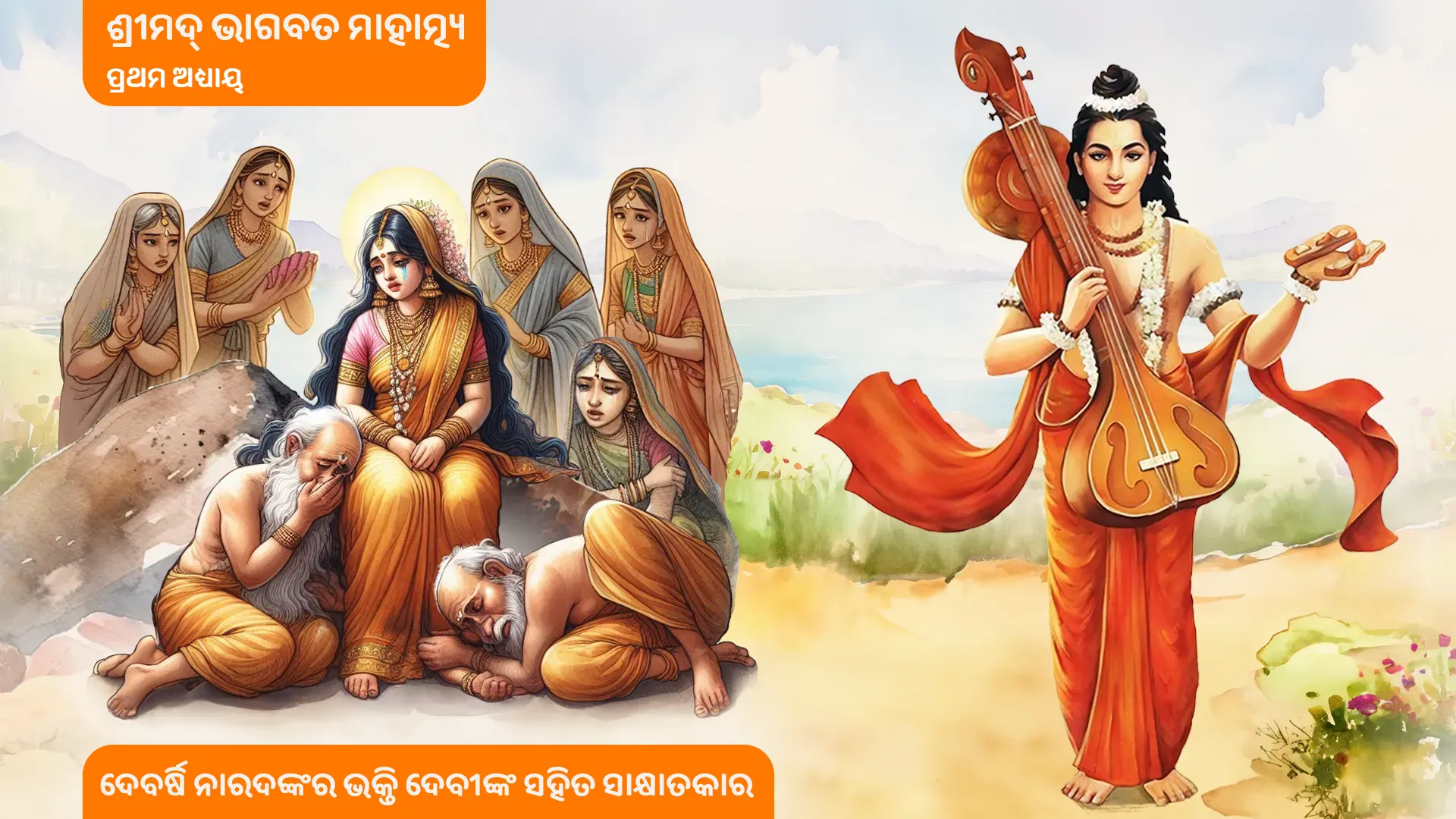 ଶ୍ରୀମଦ୍ ଭାଗବତ ମାହାତ୍ମ୍ୟ-1- ଦେବର୍ଷି ନାରଦଙ୍କର ଭକ୍ତି ଦେବୀଙ୍କ ସହିତ ସାକ୍ଷାତକାର